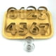 thumbnail image 4 of Molde cortador de galletas de acero inoxidable con forma de número 0-9, 9 unidades, 4 of 7