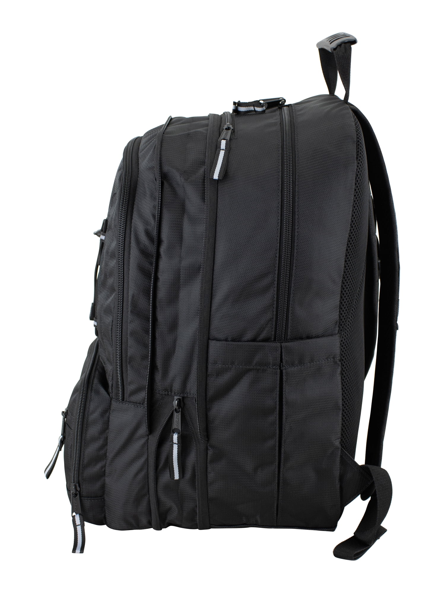 Eastsport Unisex 19" Impact Expandable Recycled Backpack, Black