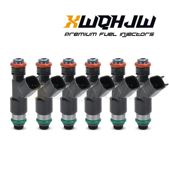 Set of 6 OEM Fuel Injectors Compatible with 2006-2013 BMW 128I 325I 328I 530I X3 X5 Z4 L6 3.0L