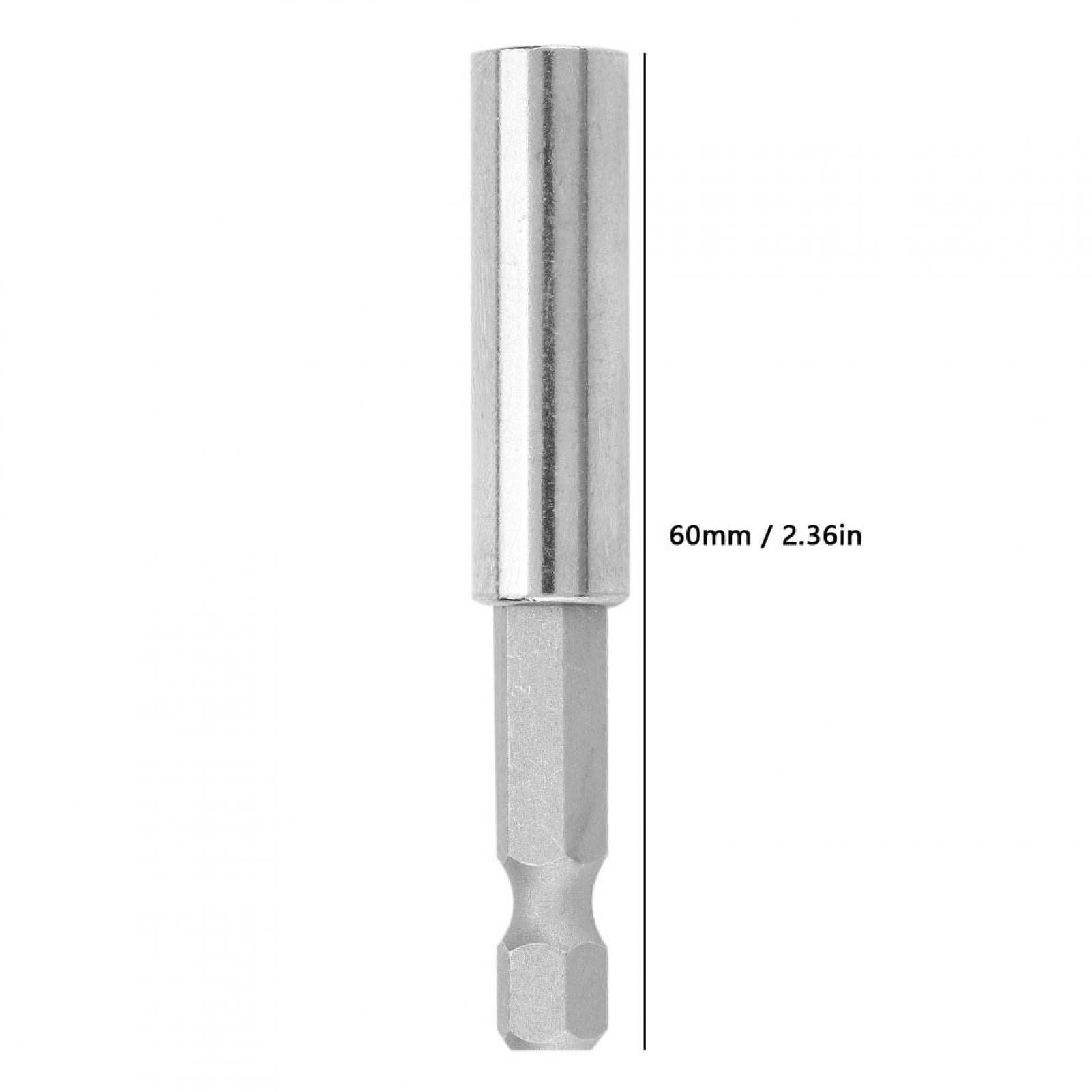 10Pcs 60mm 1/4" Hex Magnetic Screwdriver Bars Extension Bit Holder 