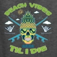 thumbnail image 6 of Wild Bobby Beach Vibes Till Die Unisex Crewneck Sweatshirt, 6 of 6