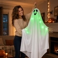 thumbnail image 7 of WDOBM Vintage Halloween Decor, Halloween Home Decor, Glowing Green Ghost Outdoor Yard Decor, Halloween Ghost, Light Up Halloween Decor for Spooky Holiday Gift, 7 of 7
