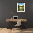 thumbnail image 3 of Fasani 25x32 White Modern Wood Framed Museum Art Print Titled - SUMMER IN MASUREN I, 3 of 4