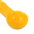 thumbnail image 3 of PAMINGONO Small Cookie Scoop Ice Cream Scoop Yellow PP Spring Loaded Mechanism for Households 1Set, 3 of 8