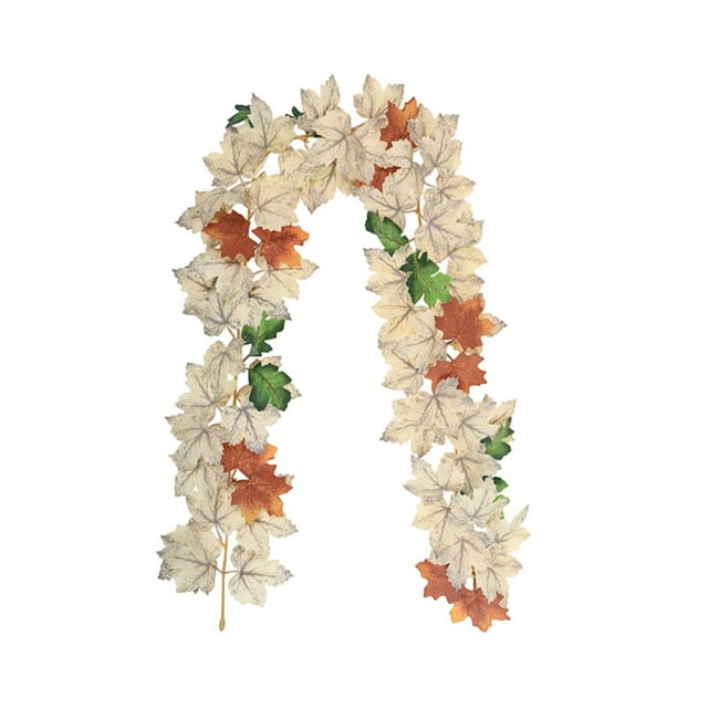 Halloween Decorations Fake Vines with Artificial Maple Leaves 175 cm Long for Party Atmosphere Decoration