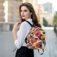 thumbnail image 6 of FORMRS Mini Backpack Purse for Women Travel Daypack Casual Shoulder Bag, Flowers Pattern, 6 of 7