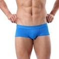 thumbnail image 2 of Nmnitkp Mens Swim Trunks,Boys Swim Trunks Elastic Fabric,Men's Swimwear Swim Shorts Trunks Square Cut Black Blue Swimsuits Boxers Sky Blue,S, 2 of 9