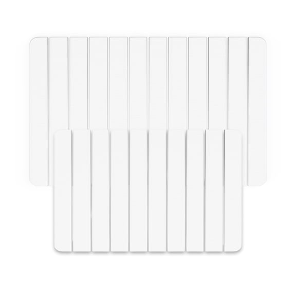 Diatomite Stone Quick-Dry Water Absorbing Bath Mat Sets-Large Medium White Mats