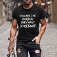 thumbnail image 1 of Qertyioot Coupe Classique Léger T-Shirt à Manches Courtes Imprimé à Col Rond pour Homme Décontracté Mode Hauts, 1 of 4