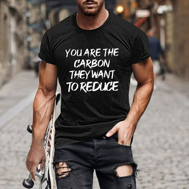 Qertyioot Coupe Classique Léger T-Shirt à Manches Courtes Imprimé à Col Rond pour Homme Décontracté Mode Hauts