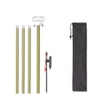 thumbnail image 1 of Yuarrent Soporte de luz desmontable portátil plegable de doble cabeza para campamento expuesto de aleación de aluminio Estufas de camping verde, 1 of 6