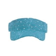 thumbnail image 2 of Glitter Visor-Turquoise, 2 of 2
