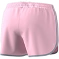thumbnail image 4 of adidas Women's Standard Marathon 20 Shorts, Clear Pink/Halo Silver, Large, 4 of 4