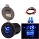 thumbnail image 3 of Voltímetro USB, puertos USB Cargador de coche Cargador de coche Voltímetro Cargador de coche Funcionamiento suave, 3 of 9