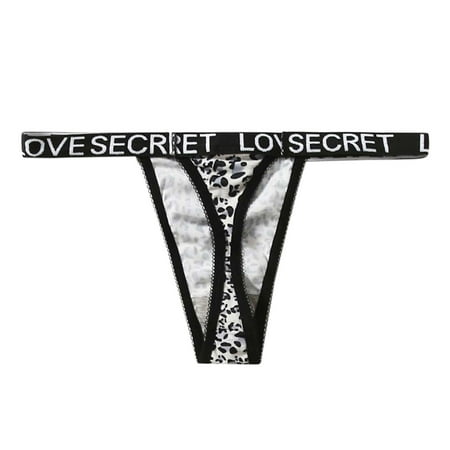 

Gubotare Women S Panties Women G String Lace Thongs Sexy T Back Panties Thong Female Underwear Fashion Letter Panty Girls Underwear White S