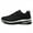 Black, variant on Fujeak Women's Sports Shoes Anti slip Sole Training Shoes Breathable Fashion Running Shoes