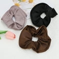thumbnail image 5 of Unique Bargains 1 Pc Hair Elastics Satin Hair Ties Black, 5 of 5
