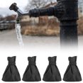 thumbnail image 4 of Winter Faucet Protector, Silver Coated Cloth Heat Insulation Waterproof Faucet Protector, Cold Resistance For Irrigation System Outdoor Water Tap Blue,Black, 4 of 8