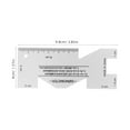 thumbnail image 2 of LOLIPPYY Sewing Gauge Measuring Tool For Sewing Tools Silver Patchwork Tool 1Pcs, 2 of 8