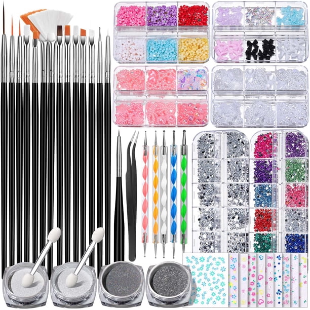 Set de pinceles para uñas Fandamei Nail Art Kits para principiantes