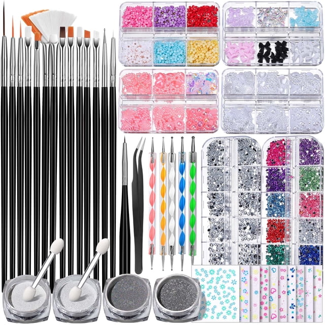 Set de pinceles para uñas Fandamei Nail Art Kits para principiantes