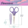 thumbnail image 3 of JubileeYarn Classic Embroidery Scissor - Translucent Blue - 30 Pairs, 3 of 6