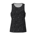 thumbnail image 4 of Xecao Spider Web Black Men's Tank Top Workout Quick Dry Sleeveless Gym Jogging Muscle Shirts Summer Swim Beach Tops, 4 of 9