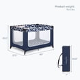 thumbnail image 3 of Dream On Me Zodiak Portable Playard with Carry Bag & Shoulder Strap, Navy, 3 of 8