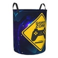 thumbnail image 2 of LNWH Laundry Basket, Fantasy Game Zone Foldable Laundry Hamper With Handles Waterproof, Small, 2 of 8