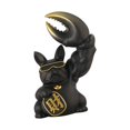 thumbnail image 1 of Figurine de Chien Porte-Bonheur Statue Décorative Objet de Collection Sculpture pour Table Noir, 1 of 8