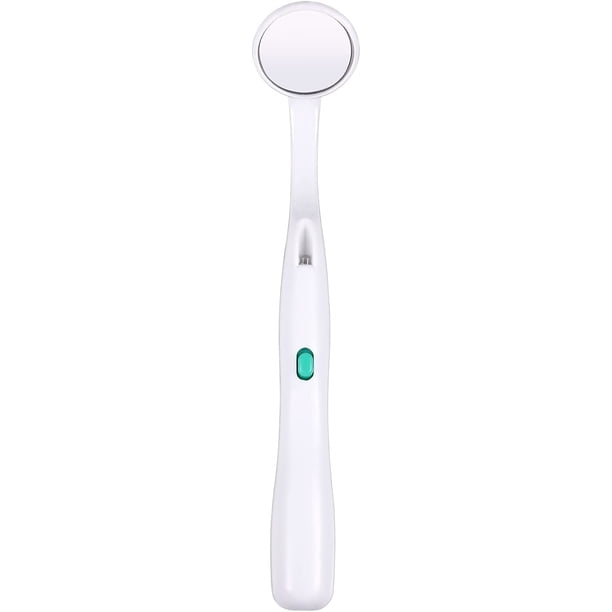 Espejo dental con luz Espejo de boca antiniebla Inspección de dientes Espejo LED Antiniebla Ángulo curvo Dentista Herramienta de cuidado bucal para el cuidado dental en el hogar TUNC Sencillez