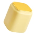 thumbnail image 3 of Ouitble Poubelle De Bureau, Mini Poubelle à Pression Avec Couvercle Pour la Maison, la Chambre à Coucher Et le Bureau(Jaune), 3 of 12