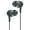 Black, variant on Joernso L202 Wired Earphone Universal Heavy Bass Dual Drive 3.5mm In-ear Sport Stereo Earbuds with Mic for Mobile Phone