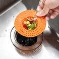 thumbnail image 5 of 1 Pc Drain Hair Catcher Tub Drain Protector Strainer Drain Catcher Bathtub Shower Drain Hair Trap for Kitchen Bathroom Bathtub, 3.85 Inch, Green, 5 of 9