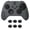 Gray, variant on PlayVital Purple 3D Studded Edition Anti-Slip Silicone Cover Skin for Xbox Series X/S, Soft Rubber Case Protector for Xbox Core Wireless Controller with 6 Black Thumb Grip Caps