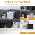 thumbnail image 3 of Shisuyan Boîtes de Rangement Feutre Gris Foncé 1Pcs pour Usage Domestique, 3 of 9