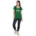 thumbnail image 5 of Inkmeso Scoop Neck Wine Not Funny Typographic Casual Cotton Tee Tops For Women, 5 of 9