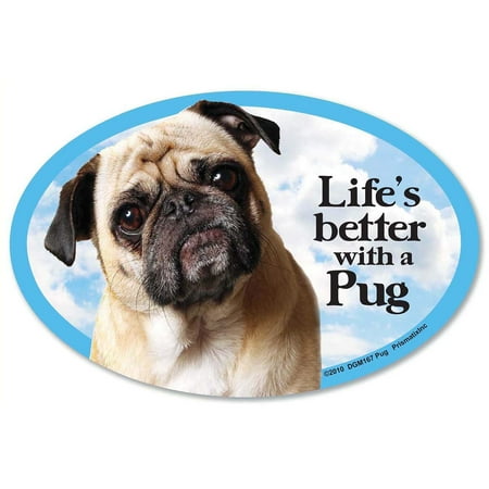 

Prismatix Decal Cat and Dog Magnets Pug