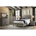 thumbnail image 4 of Intercon Furniture Forge Bedroom 2-Drawer Wood Nightstand in Steel Gray, 4 of 4