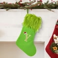 thumbnail image 1 of Medias de Navidad Decoraciones navideñas Medias de Navidad Decoración Decoración del hogar para dormitorio Oficina Ventana Letra Y, 1 of 8