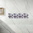 thumbnail image 1 of Luxshiny Multi Color PVC Waterproof Hexagonal Wall Tile Stickers Self Adhesive Decor for Living Room and Bedroom 10pcs, 1 of 8