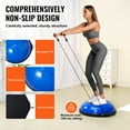 thumbnail image 4 of VEVOR 26" Half Exercise Ball Trainer Yoga Balance Stability Ball Resistance Band, 4 of 9