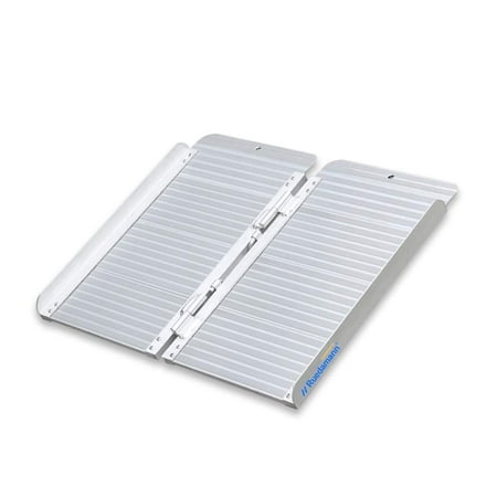Ruedamann Threshold Ramp 2ft for Home Steps,Stairs,Doorways,Mobility Scooter, Folding Ramp for Wheelchair (MR607-2)