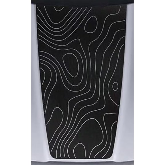 Topographic Blackout Hood Vinyl Decal Sticker Compatible with and Fits Subaru Ascent 2019-2023
