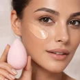 thumbnail image 4 of Lirene Pink Beauty Blender Sponge – Makeup & Self Tanning Applicator, 4 of 5