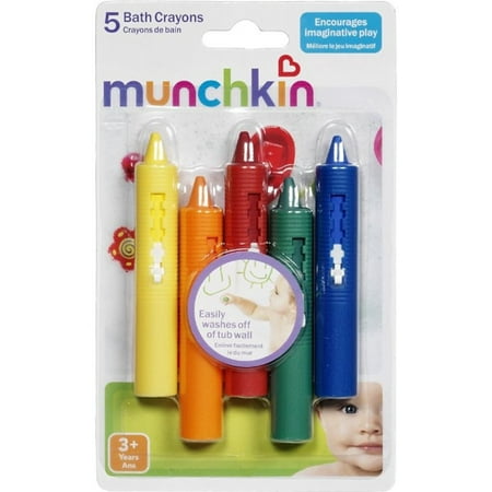 Munchkin Bath Crayons Set, 5 ea (Pack of 2)