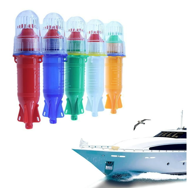 Lumière de Signalisation LED Marine Intelligente - Alternative Électronique Approuvée par la Garde Côtière, Signal de Détresse Visuel Étanche pour la Sécurité Nautique et la Pêche de Nuit (Contrôle Intelligent de la Lumière)