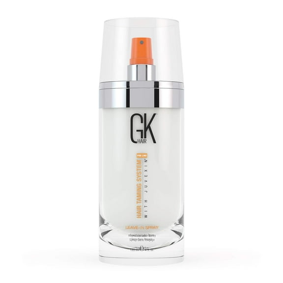 GK HAIR Global Keratin Leave-In Conditioner Detangler Spray 120 ml - For Dry, Damaged and Frizzy Hair Protection With Organic Natural Oil Strength & Shine | Hydrating Smoothing Styler