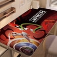 thumbnail image 1 of Samurai Jack-themed extra-large Non-Slip Base leather Desk Table mat—versatile for computer desks, dining tables, and more.12"x24"(30X60cm）, 1 of 6