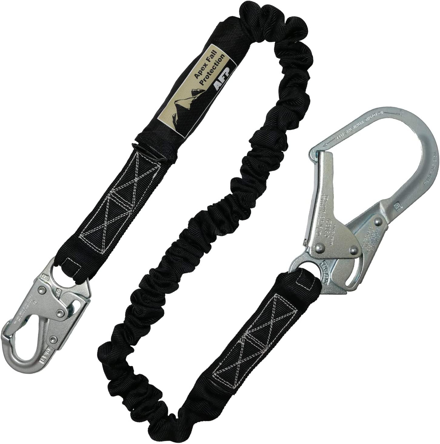 6FT Single Leg Internal Shock Absorbing Safety Fall Protection Lanyard
